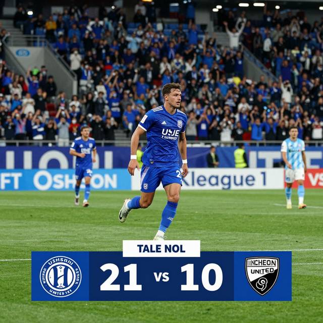 Dự đoán Ulsan Hyundai vs Incheon United: K League 1 vòng 19