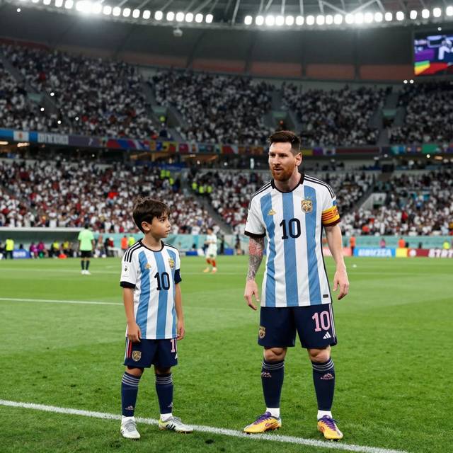 Giấc mơ cha con Messi cùng chinh chiến World Cup: Viễn cảnh không chỉ là mơ