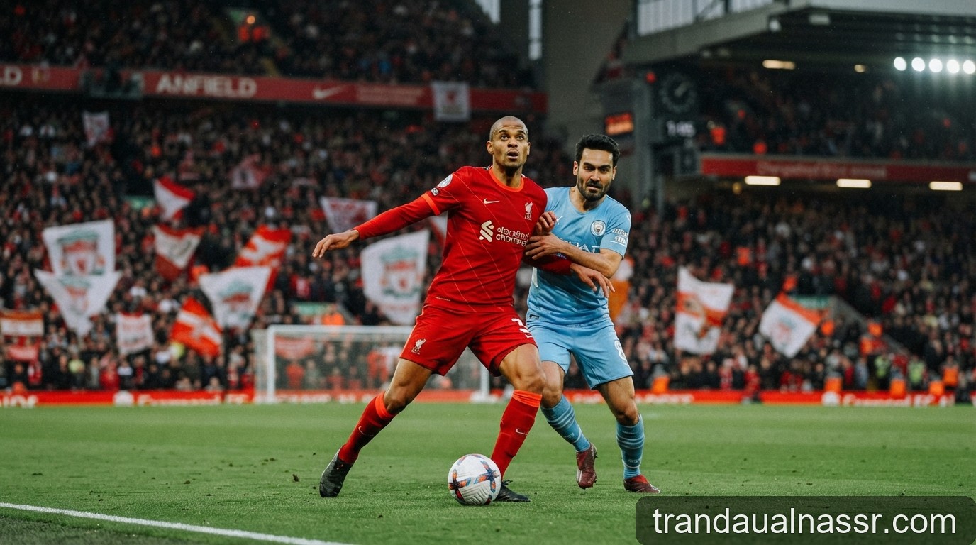 Đại chiến Liverpool vs Man City: Điểm tựa Anfield và bài toán kiểm soát khu trung tuyến